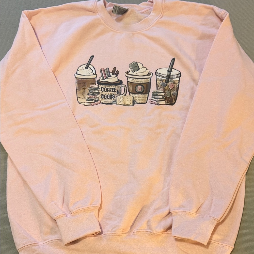 Pink Graphic Coffee Sweatshirt